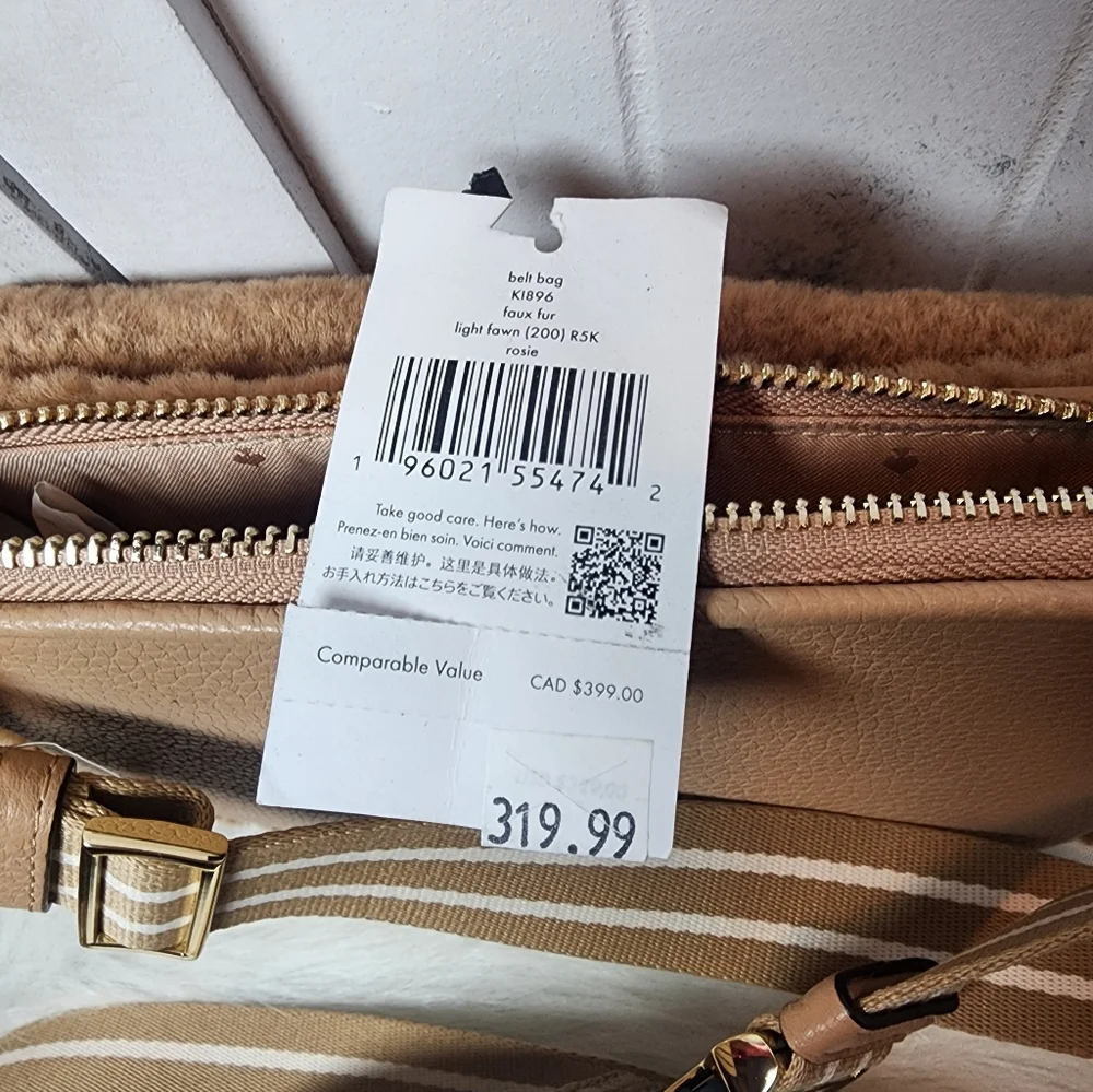 Kate Spade Rosie Faux Fur Belt Bag